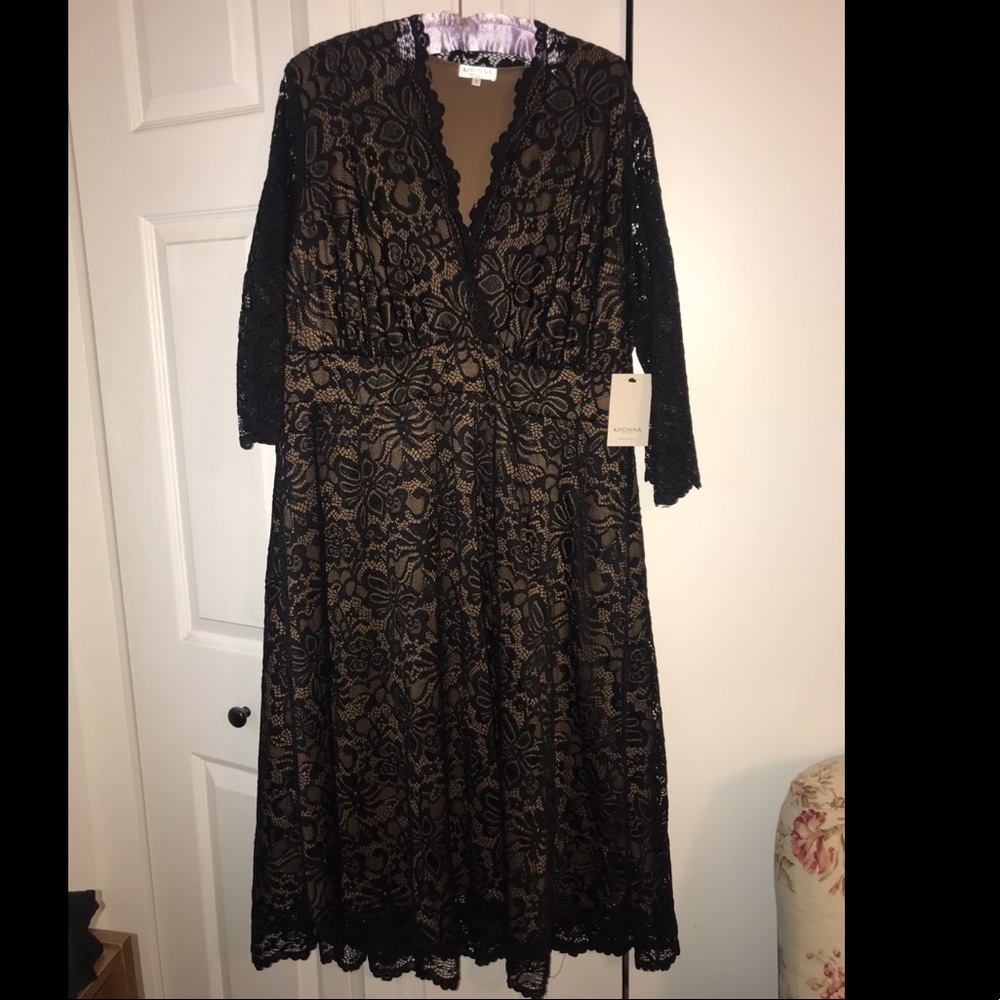 COPY - Kiyonna Mademoiselle Lace Cocktail Dress